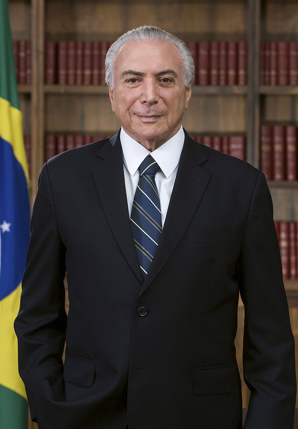 Michel Temer — 37º Presidente da República Brasileira — Foto Oficial Wikipedia