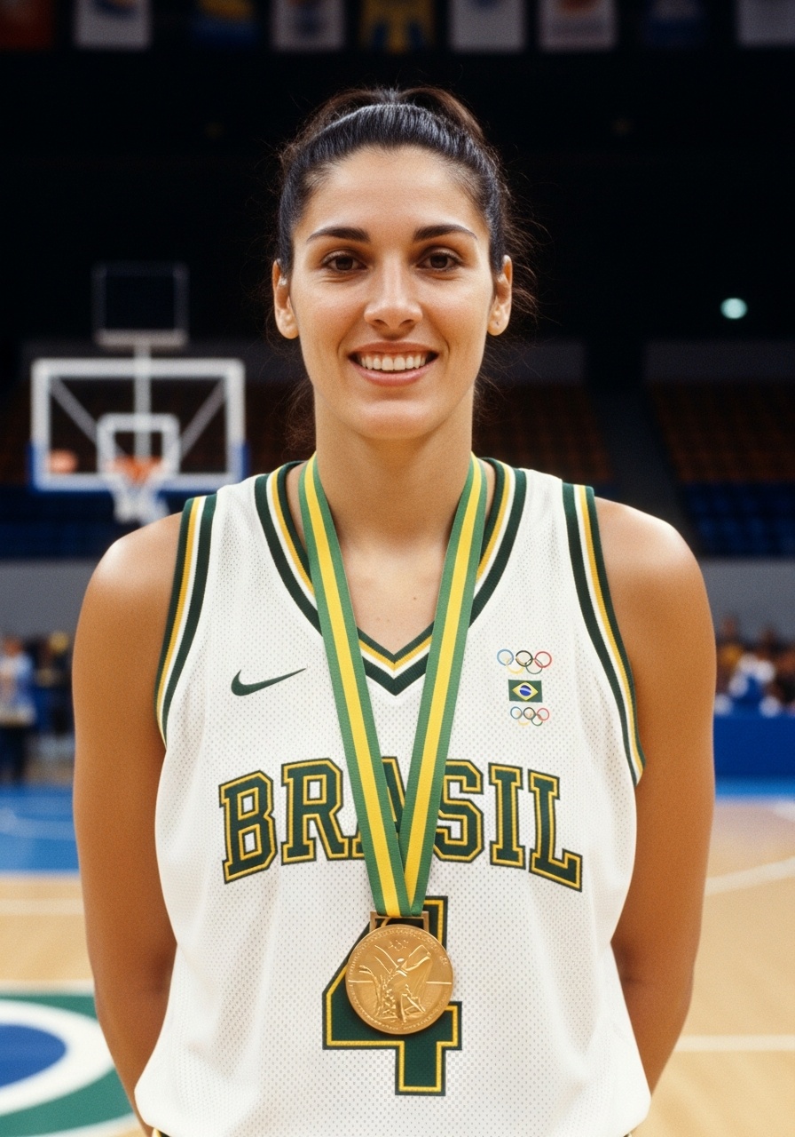 Hortência Marcari — Rainha do Basquete · Lenda Olímpica Brasileira — Foto Oficial Wikipedia